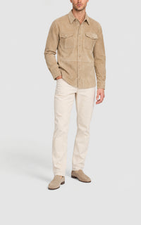 Camel / Surchemise Lucas en daim - Camel