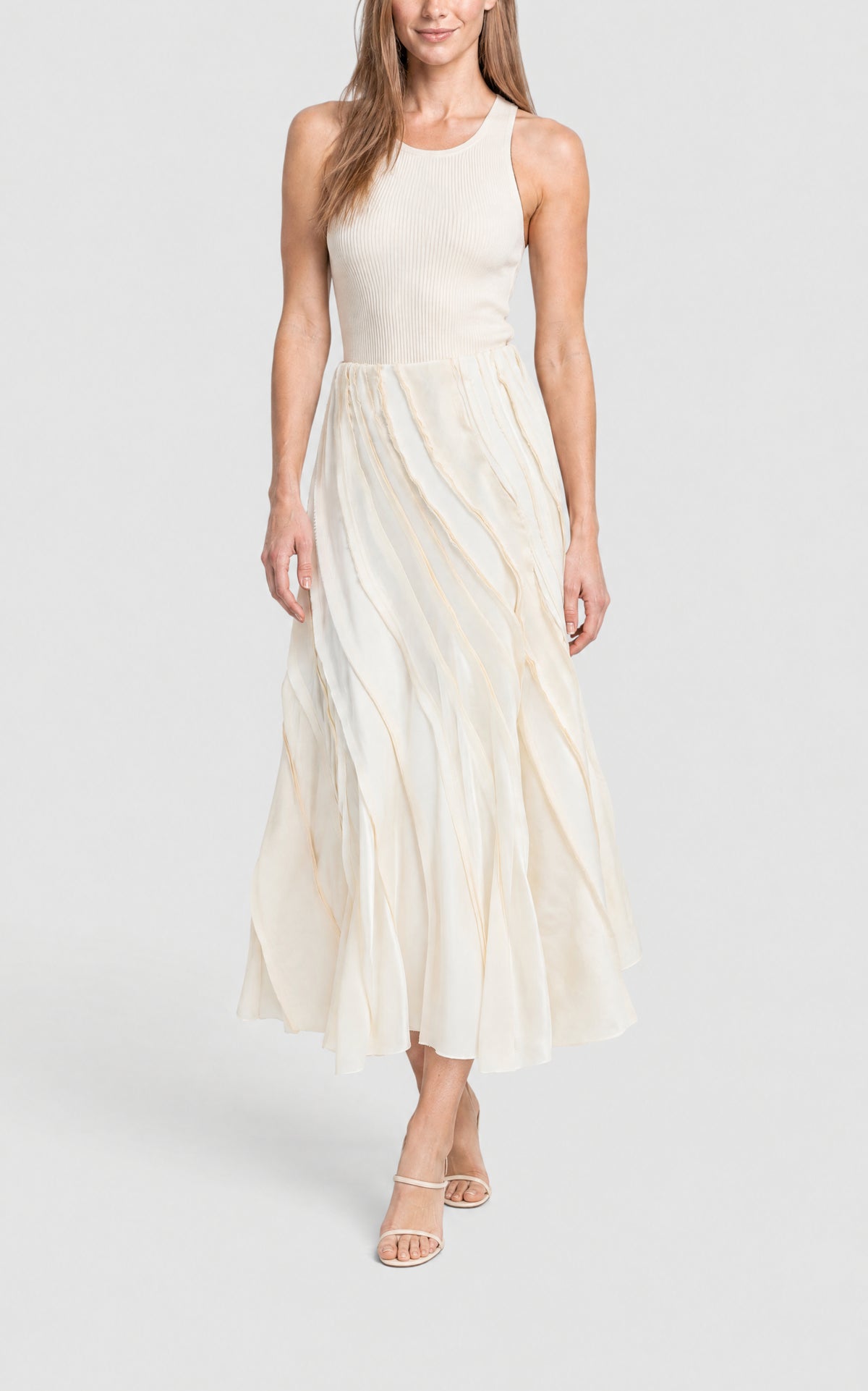 Ivory / Jupe Elora en lin - Ivory