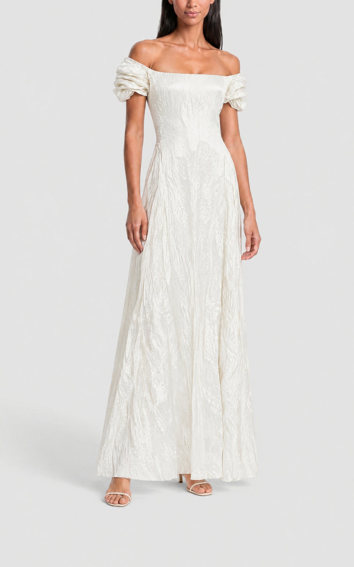 Ivory / Robe Juniper en soie - Ivory