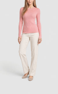 Rosa / Pull Browning en cachemire et soie - Rosa