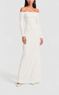 Ivory / Robe Aine en soie - Ivory