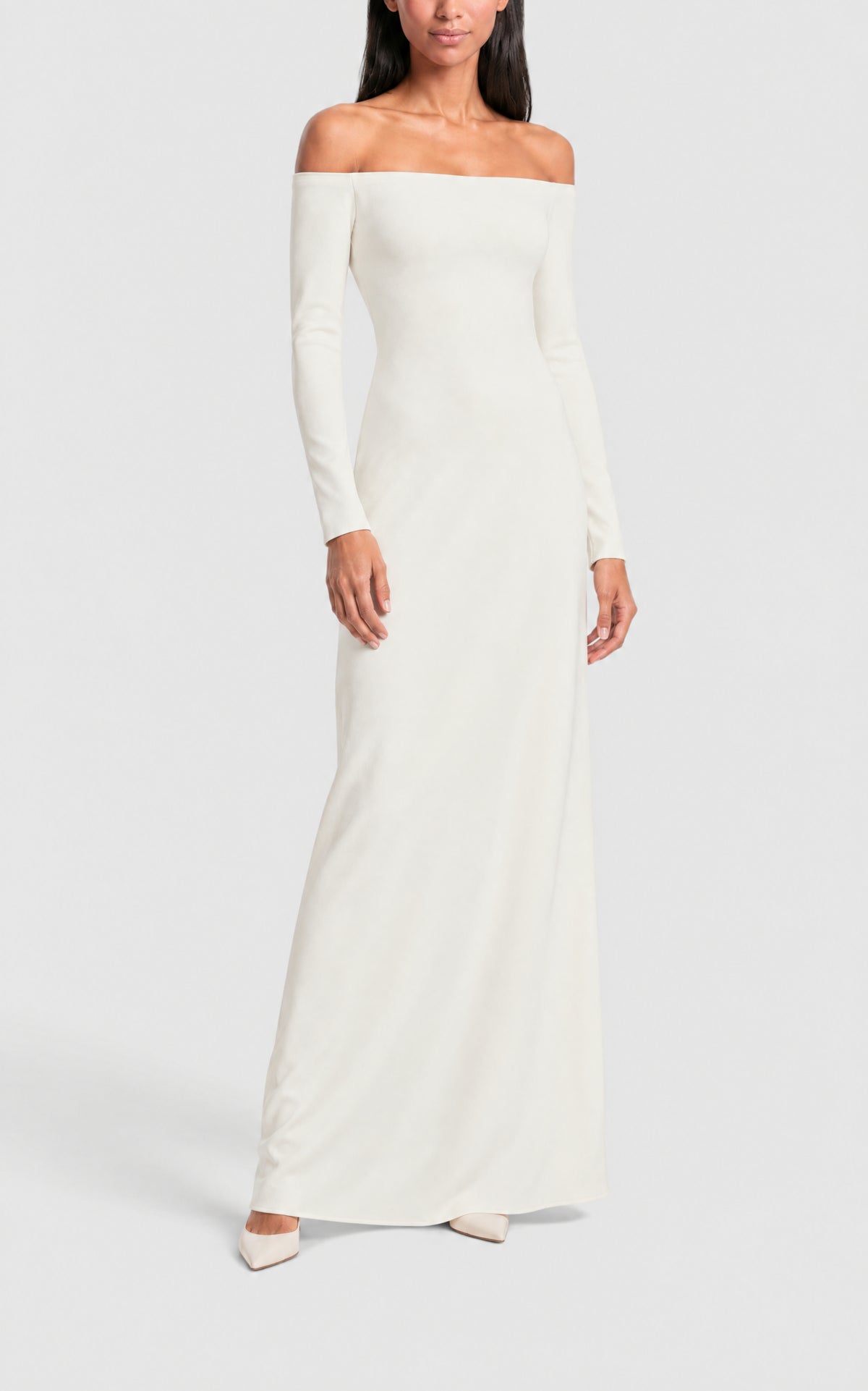 Ivory / Robe Aine en soie - Ivory