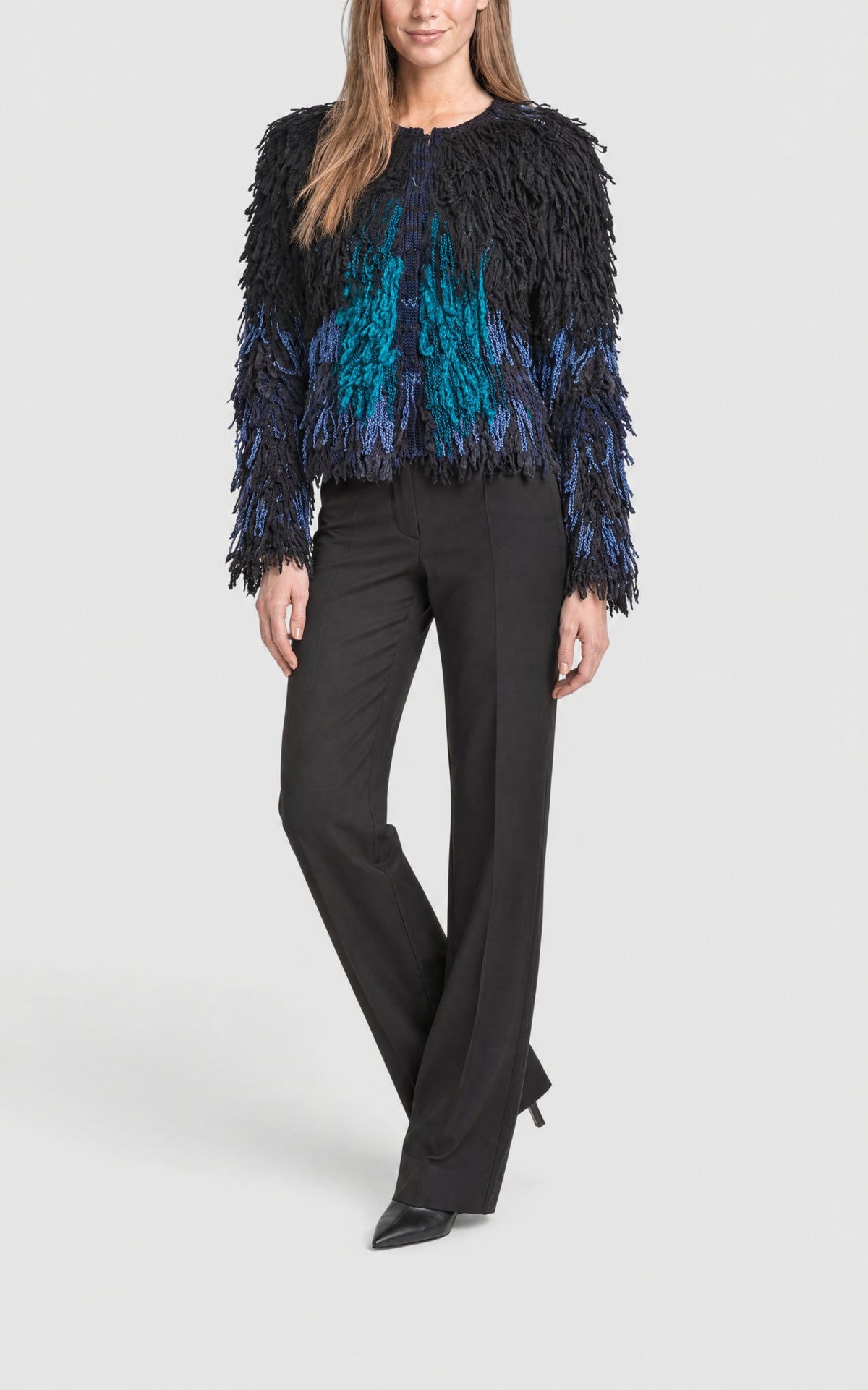 Black Multi / Veste Mazu en soie - Black Multi