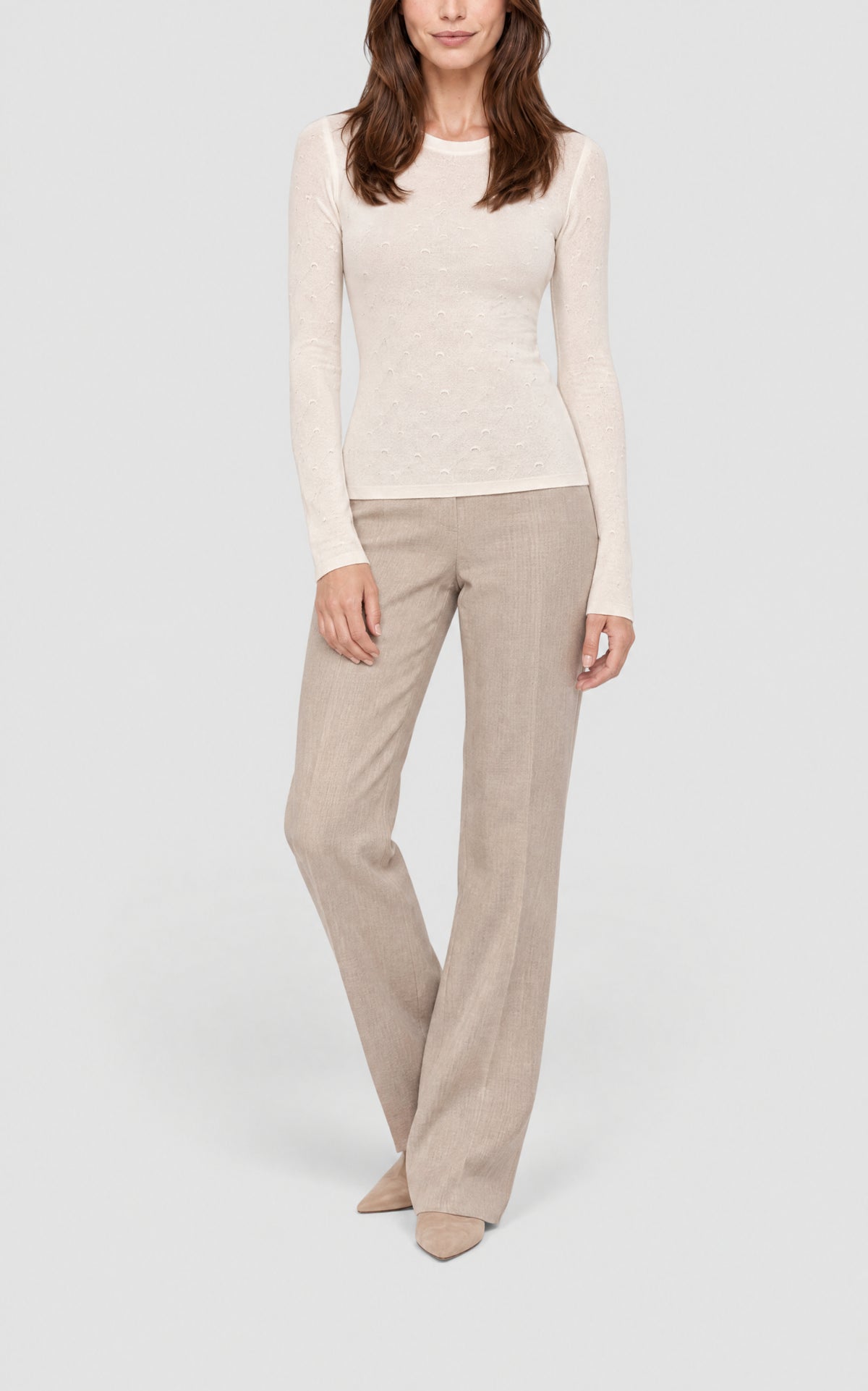 Ivory / Top Ramsay en cachemire - Ivory