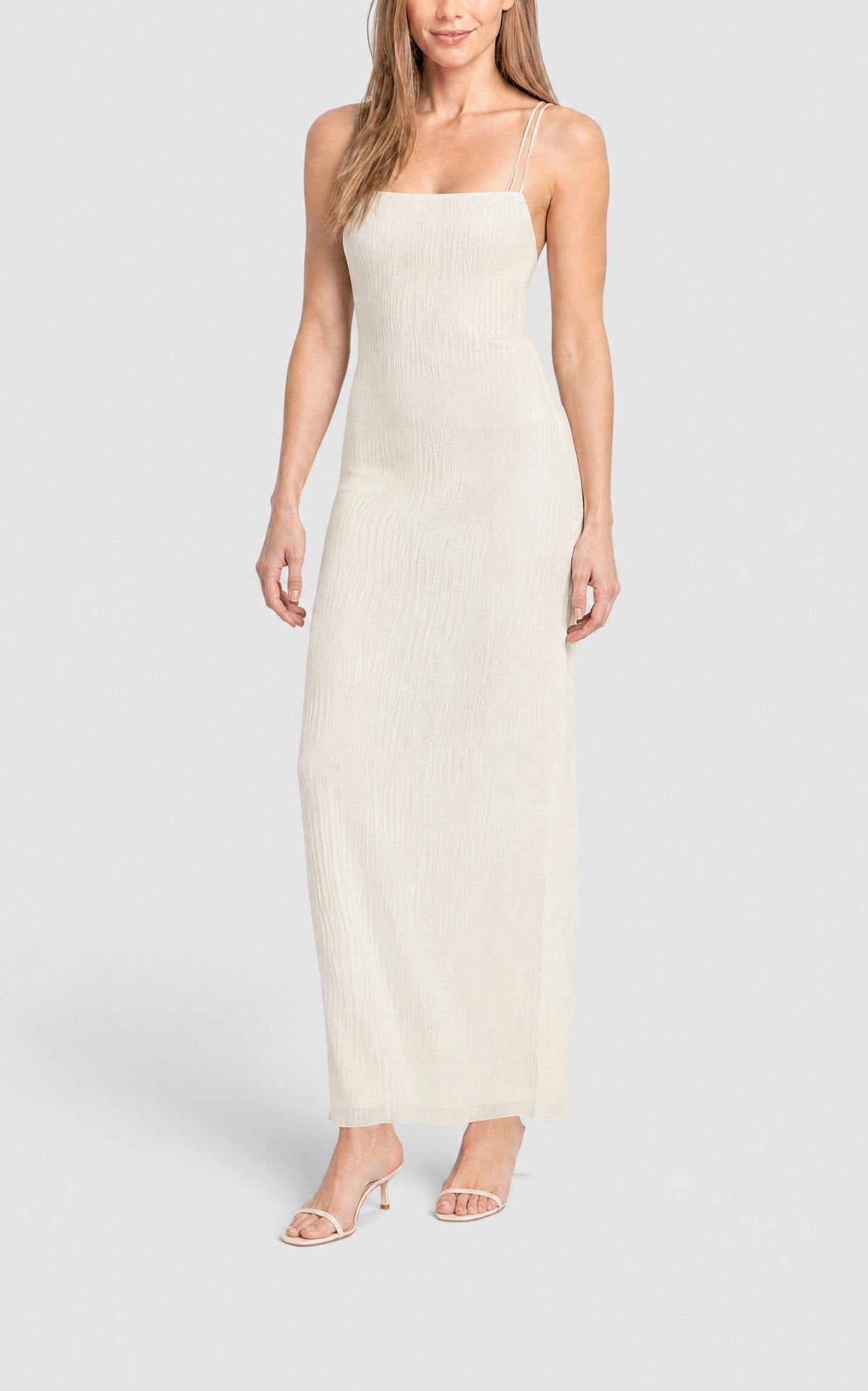Ivory / Robe Avebury en soie - Ivory