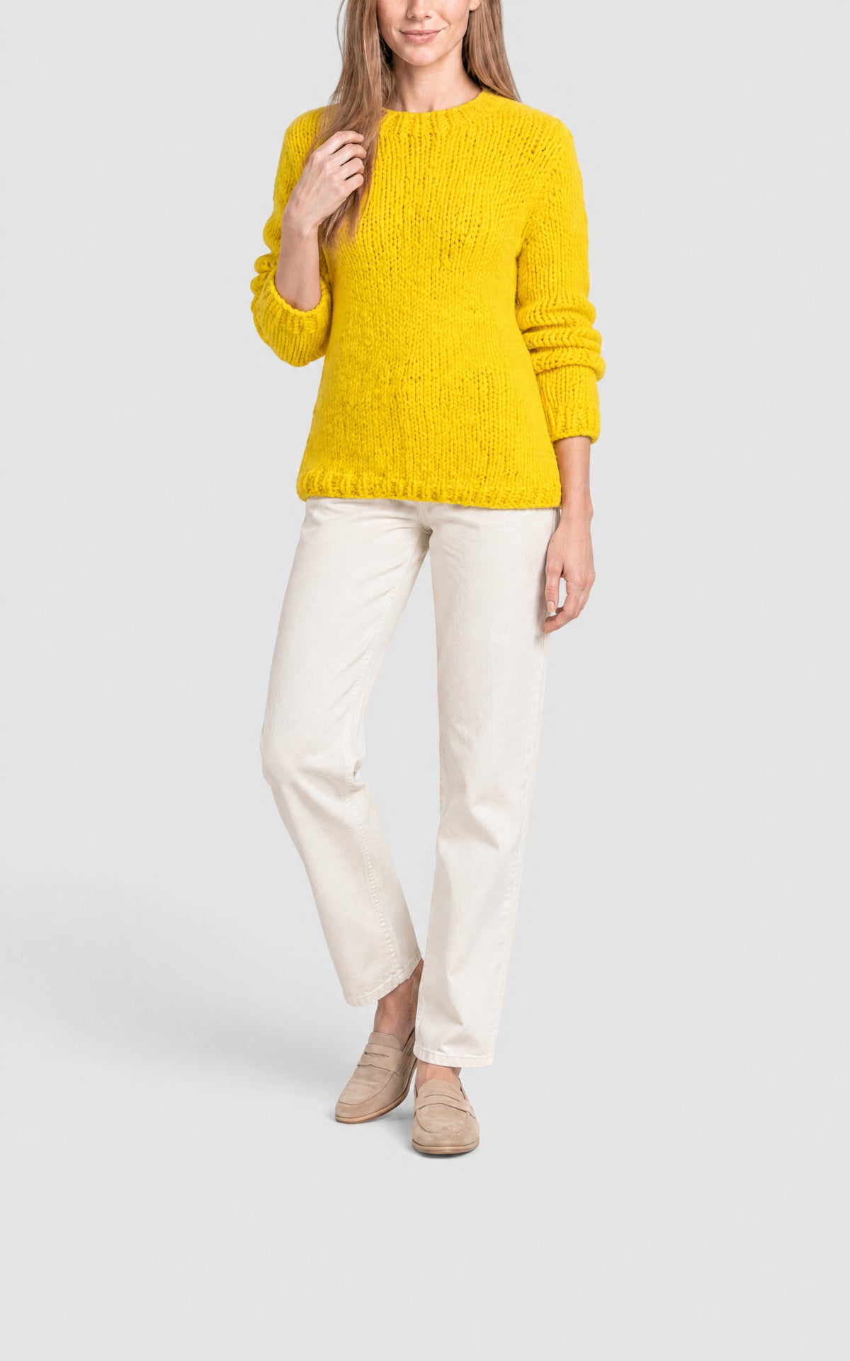 Cadmium Yellow / Pull Lawrence en cachemire - Cadmium Yellow