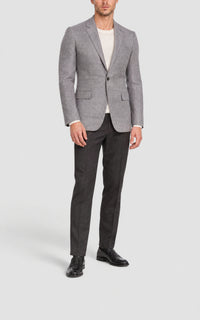 Charcoal Combo / Veste blazer Damien en laine - Charcoal Combo