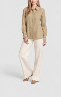 Hay / Chemise Cruz en laine et soie - Hay