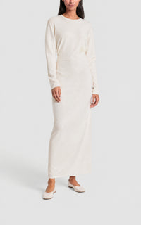 Ivory / Robe Semaine en cachemire - Ivory