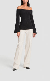 Black / Pull Nelson en laine et cachemire - Black