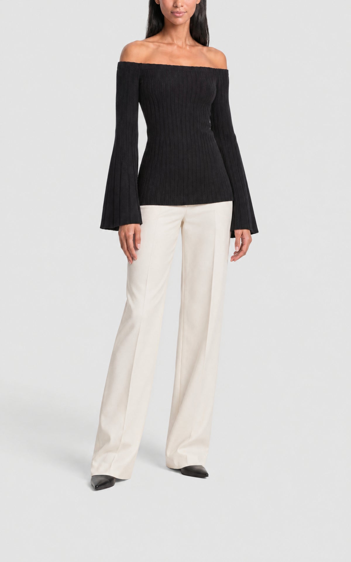 Black / Pull Nelson en laine et cachemire - Black