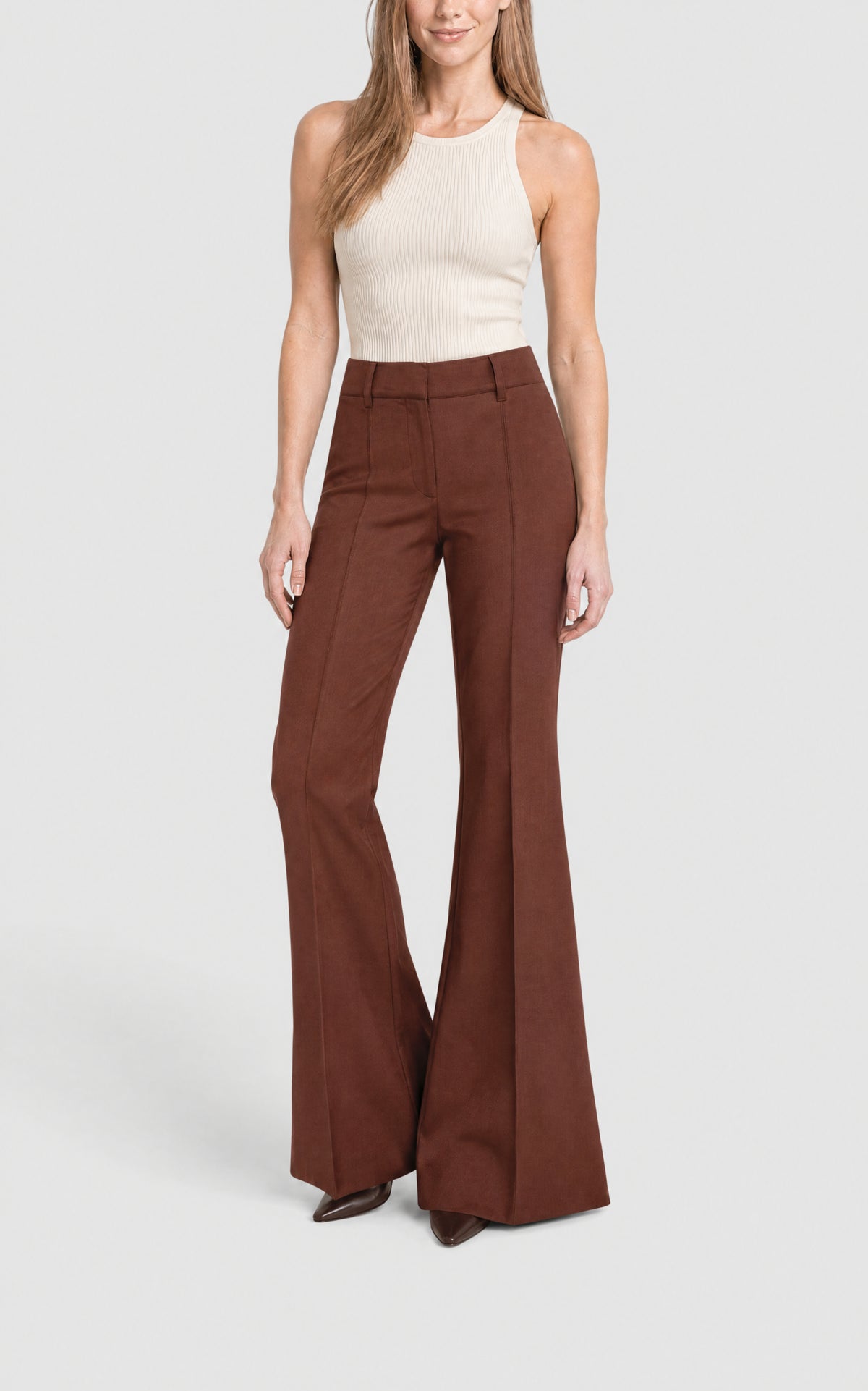 Burnt Sienna / Pantalon Rhein en lin - Burnt Sienna
