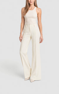 Ivory / Pantalon Rhein en laine - Ivory