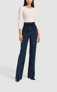 Cobalt / Pantalon Norman en soie - Cobalt