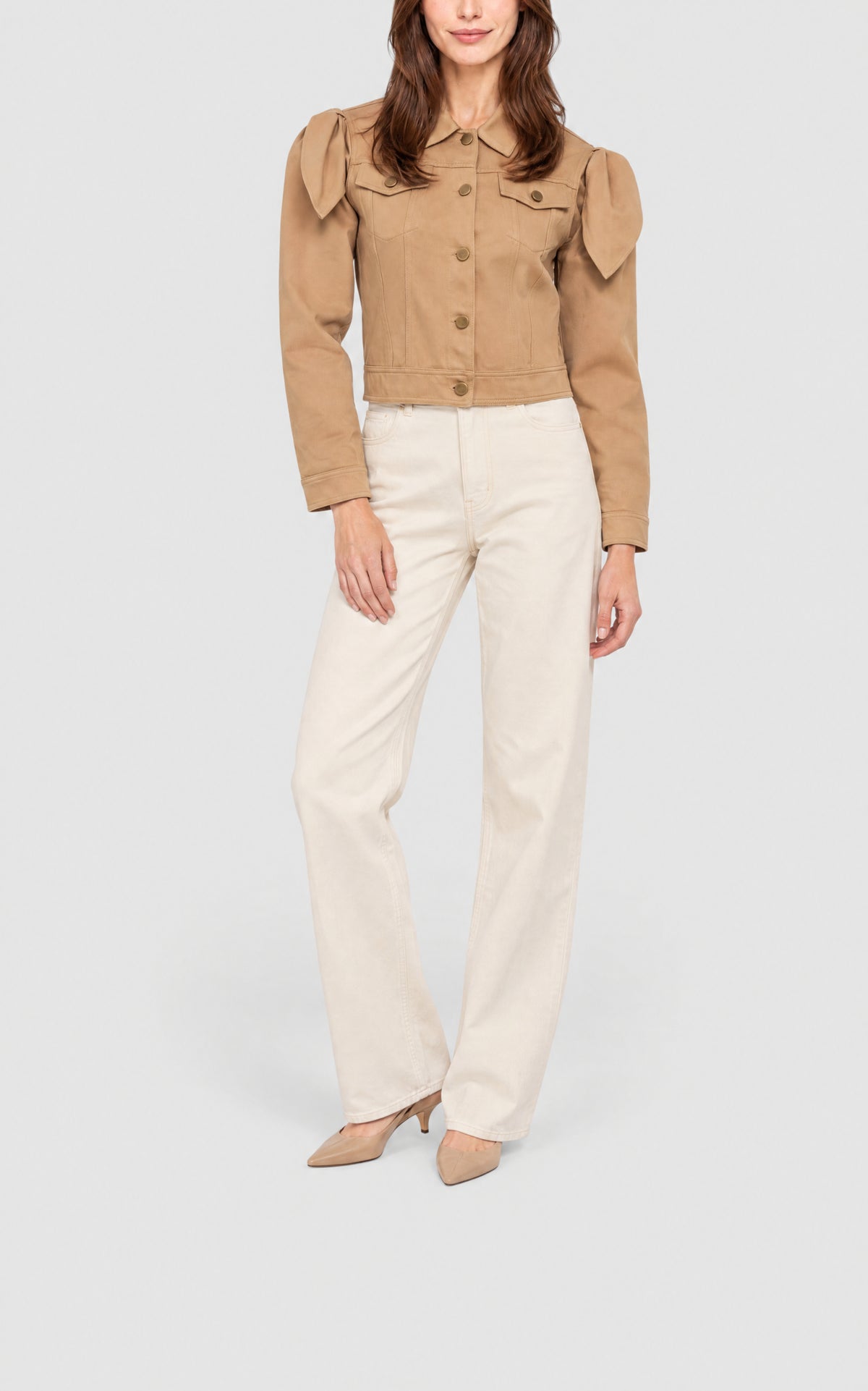 Camel / Veste Briella en coton - Camel