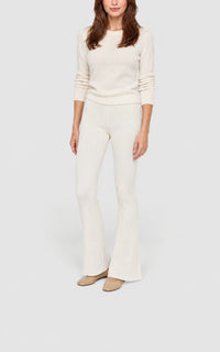 Ivory / Pantalon Alicia en laine - Ivory