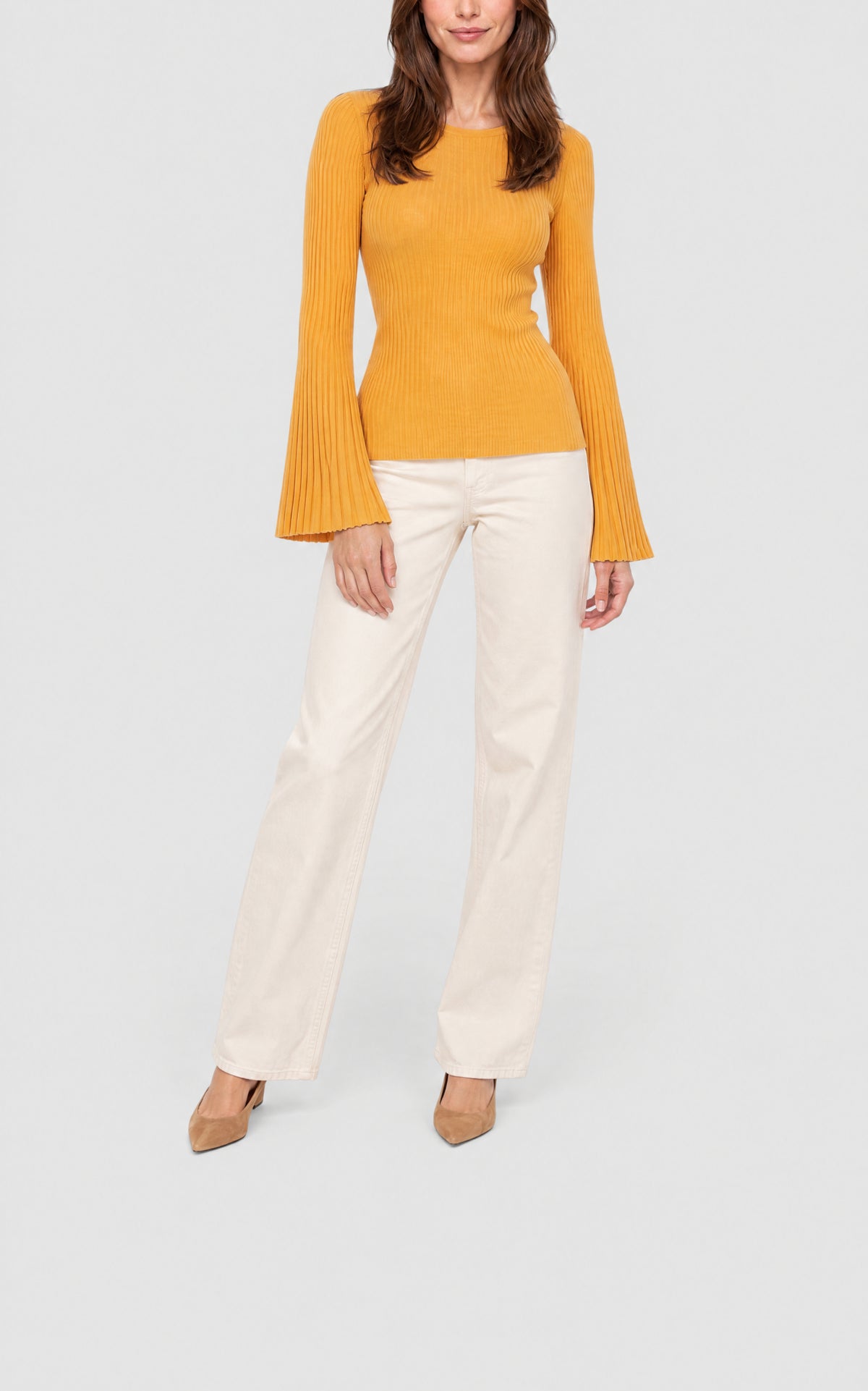Yellow / Pull Soraya en laine - Yellow
