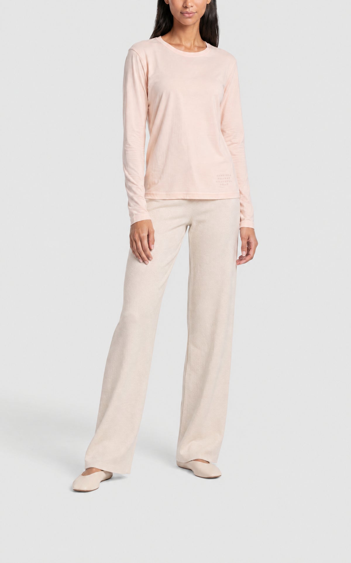 Pale Blush / T-shirt manches longues Combe - Pale Blush