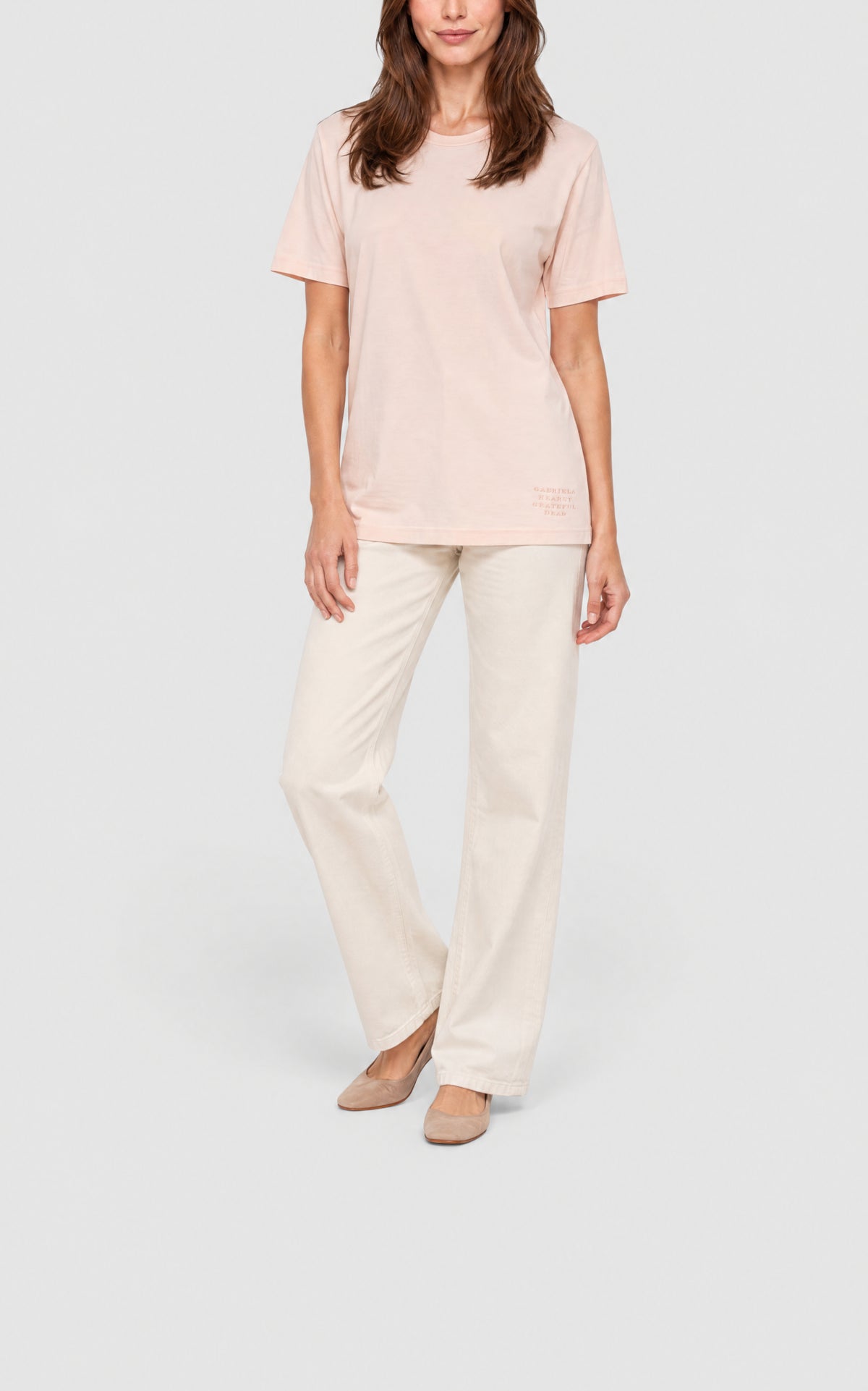 Pale Blush / T-shirt Bandeira - Pale Blush