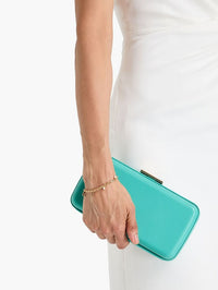 Sac Bella en cuir lisse - Bleu