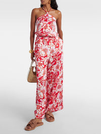 Sandales Ottavia en cuir lisse - Rose