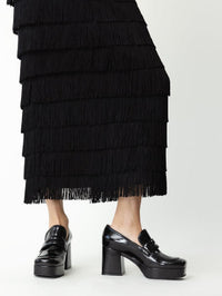 Mocassins Rouen 100 en cuir lisse - Noir