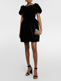 Wondy 95 sandals in suede - Black
