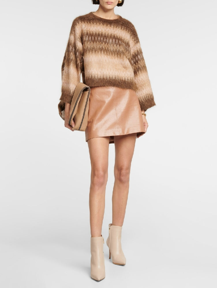 Bottines Levy 85 en cuir lisse - Beige