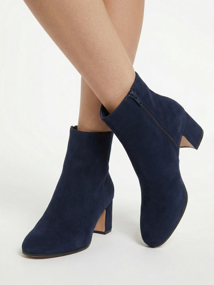 Bottines Margaux 60 en daim - Bleu