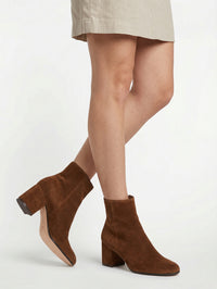 Bottines Margaux Mid 60 en daim - Brun