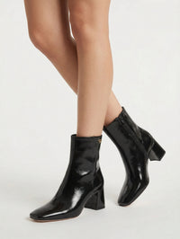 Bottines Freeda 55 en cuir verni - Noir