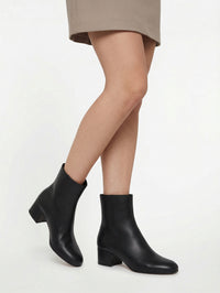 Bottines Joelle 45 en cuir lisse - Noir