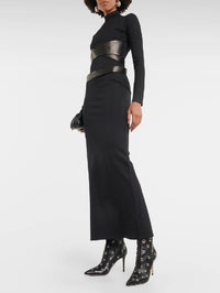Bottines Lydia 85 en cuir lisse - Noir