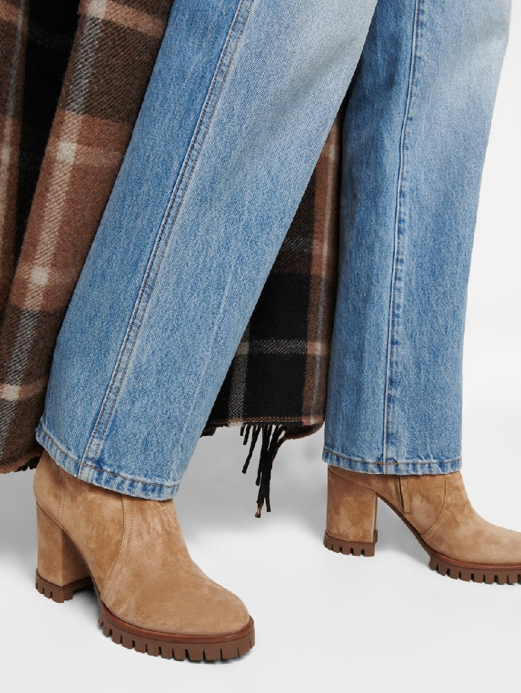 Bottines Timber 90 en daim - Brun