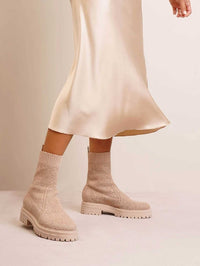 Bottines biker Torrance - Neutre