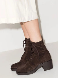 Bottines Foster 45 en daim - Moka