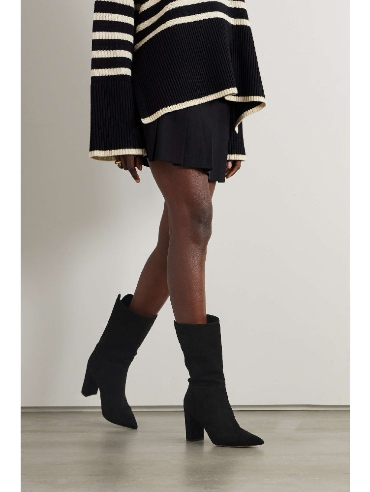 Bottes Piper 85 en daim - Noir