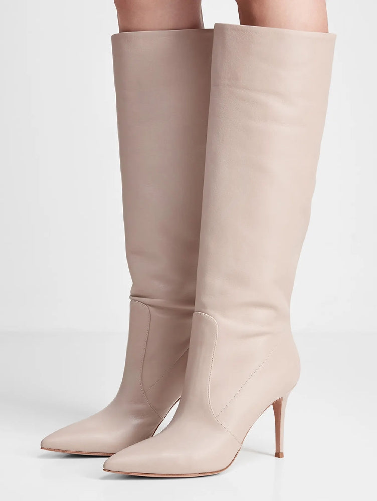 Bottes Hansen 85 en cuir lisse - Neutre