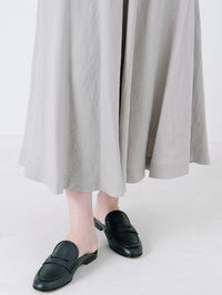 Mules Florio en cuir lisse - Noir