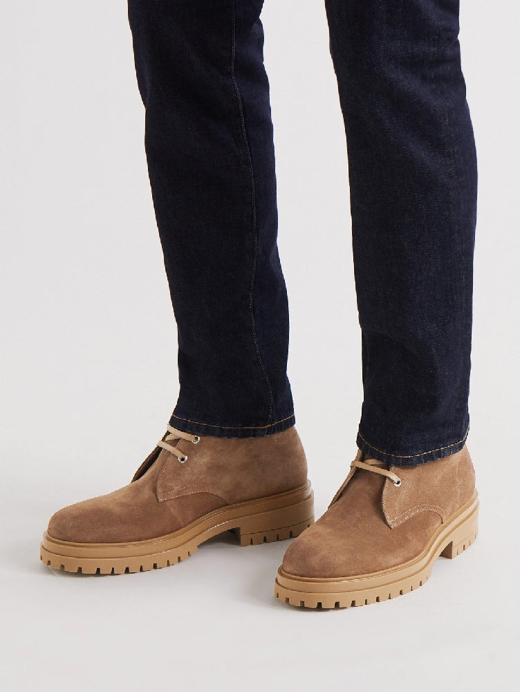 Bottines Humphrey en daim - Marron