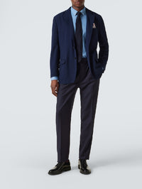 Derbies Oxford William en cuir lisse - Noir