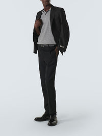 Scott 20 loafers in smooth leather - Grey