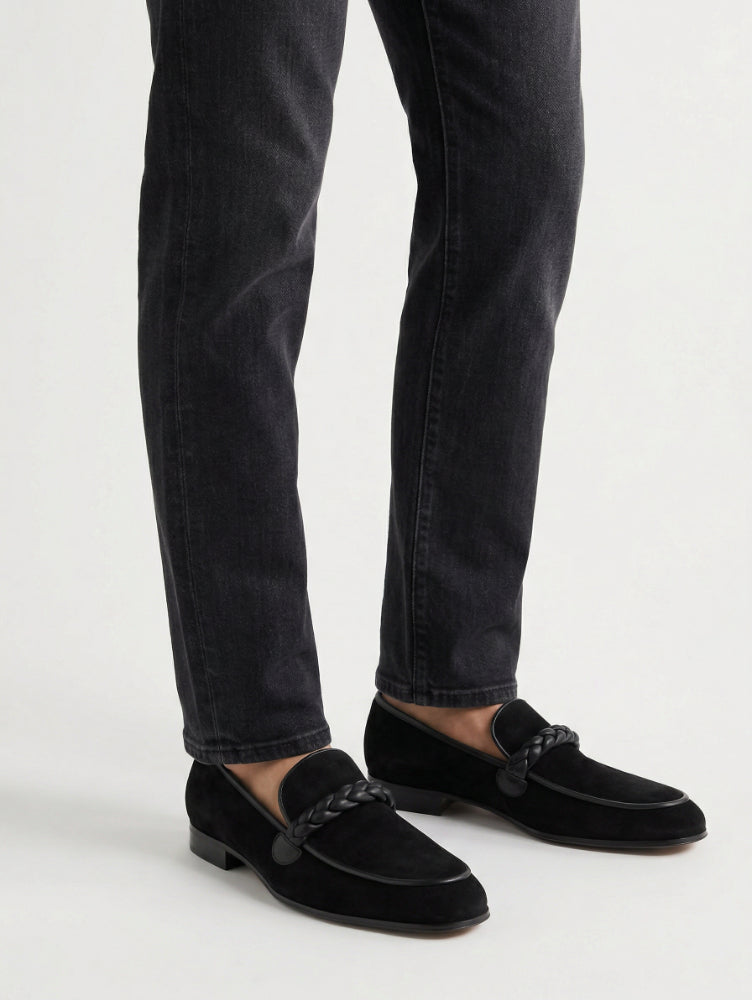 Mocassins Massimo en faim - Noir