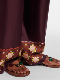 Sandales Shanti Thong en daim - Marron