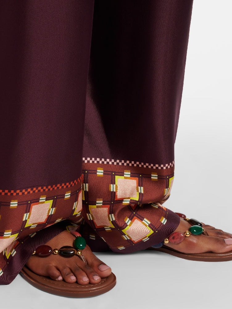 Sandales Shanti Thong en daim - Marron