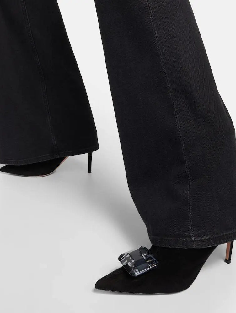Bottines Jaipur 85 en daim - Noir