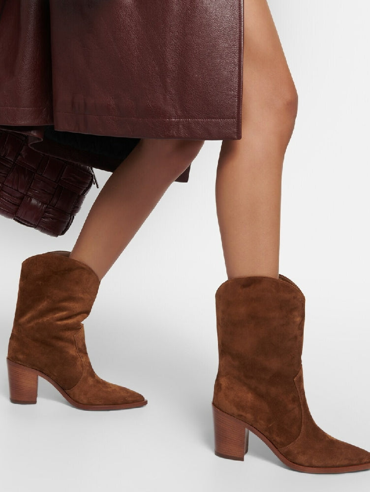 Bottines Denver 70 en daim - Marron