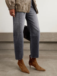 Bottines Levy 55 en daim - Marron