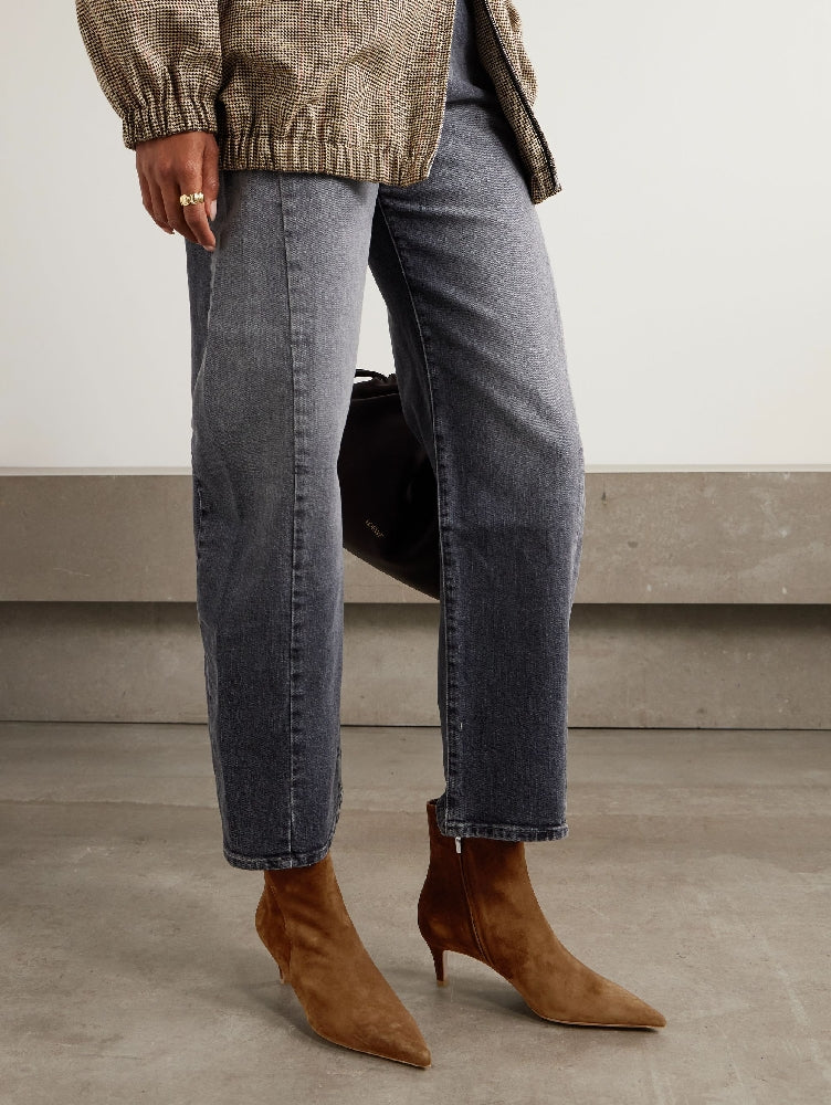 Bottines Levy 55 en daim - Marron