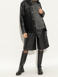 Bottes Thiago 20 en cuir lisse - Noir